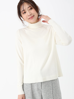 PINORE(ピノーレ) |ウォッシャブル ハイネック セーター ニット