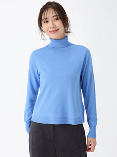 PINORE(ピノーレ) |ウォッシャブル ハイネック セーター ニット