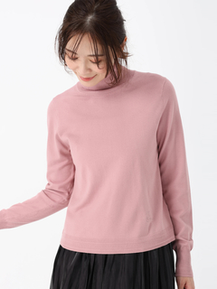 PINORE(ピノーレ) |ウォッシャブル ハイネック セーター ニット