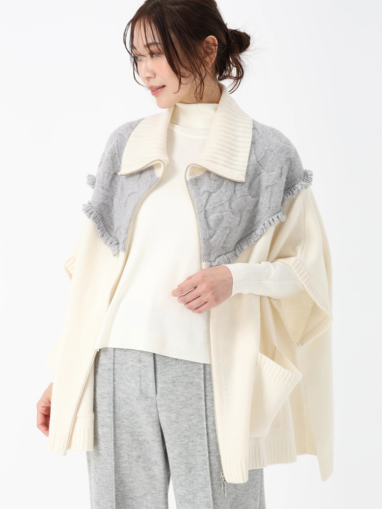 PINORE(ピノーレ) |テンダー ポンチョ カーディガン