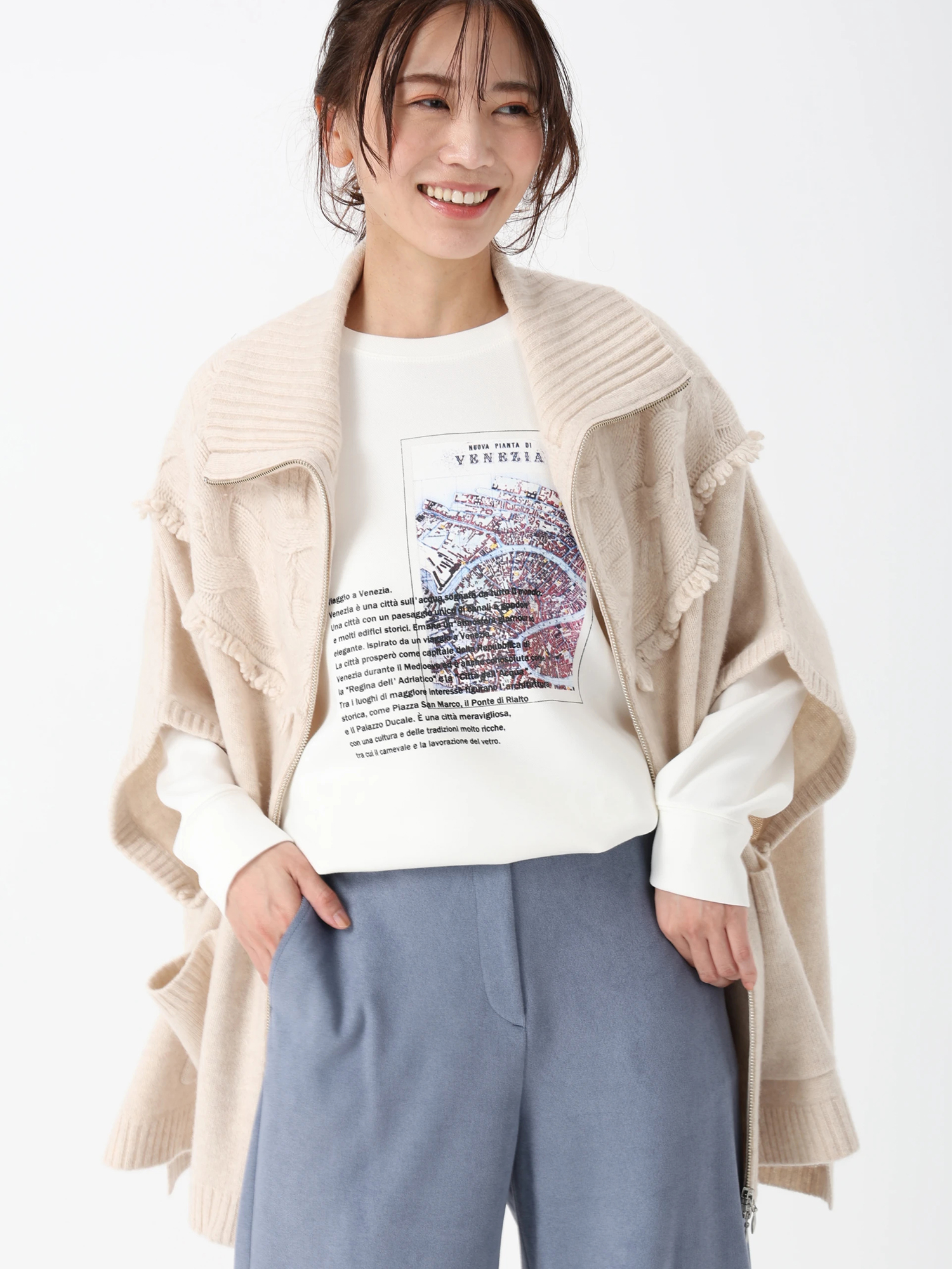 テンダー ポンチョ カーディガン ｜ PINORE（ピノーレ）｜.K online