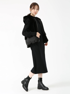 PINORE(ピノーレ) |コンビネーションキルト リバーシブル ジレ ベスト