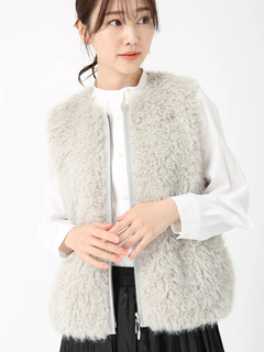 PINORE(ピノーレ) |プレミアムファーゴート ジレ ベスト