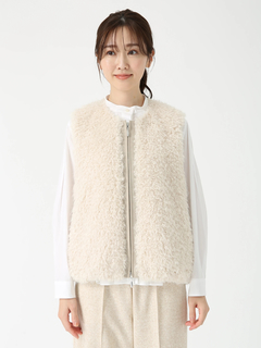 PINORE(ピノーレ) |プレミアムファーゴート ジレ ベスト