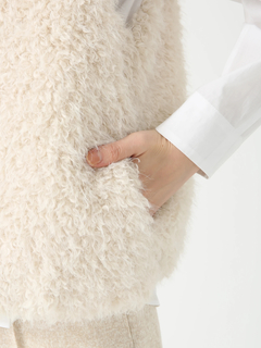 PINORE(ピノーレ) |プレミアムファーゴート ジレ ベスト