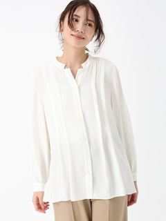 キリ　ピノーレ　刺繍ブラウス MA*RS】胸開きクロス刺繍ブラウス - ブラック size-F | 地雷系