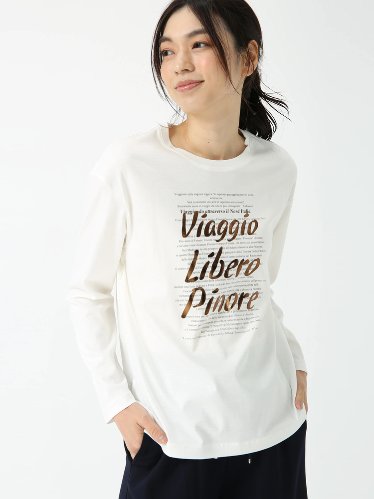 PINORE(ピノーレ) |フィレンツェカットソー Tシャツ ロンT