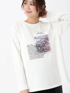 PINORE(ピノーレ) |ヴェネツィア プリント ダンボール カットソー