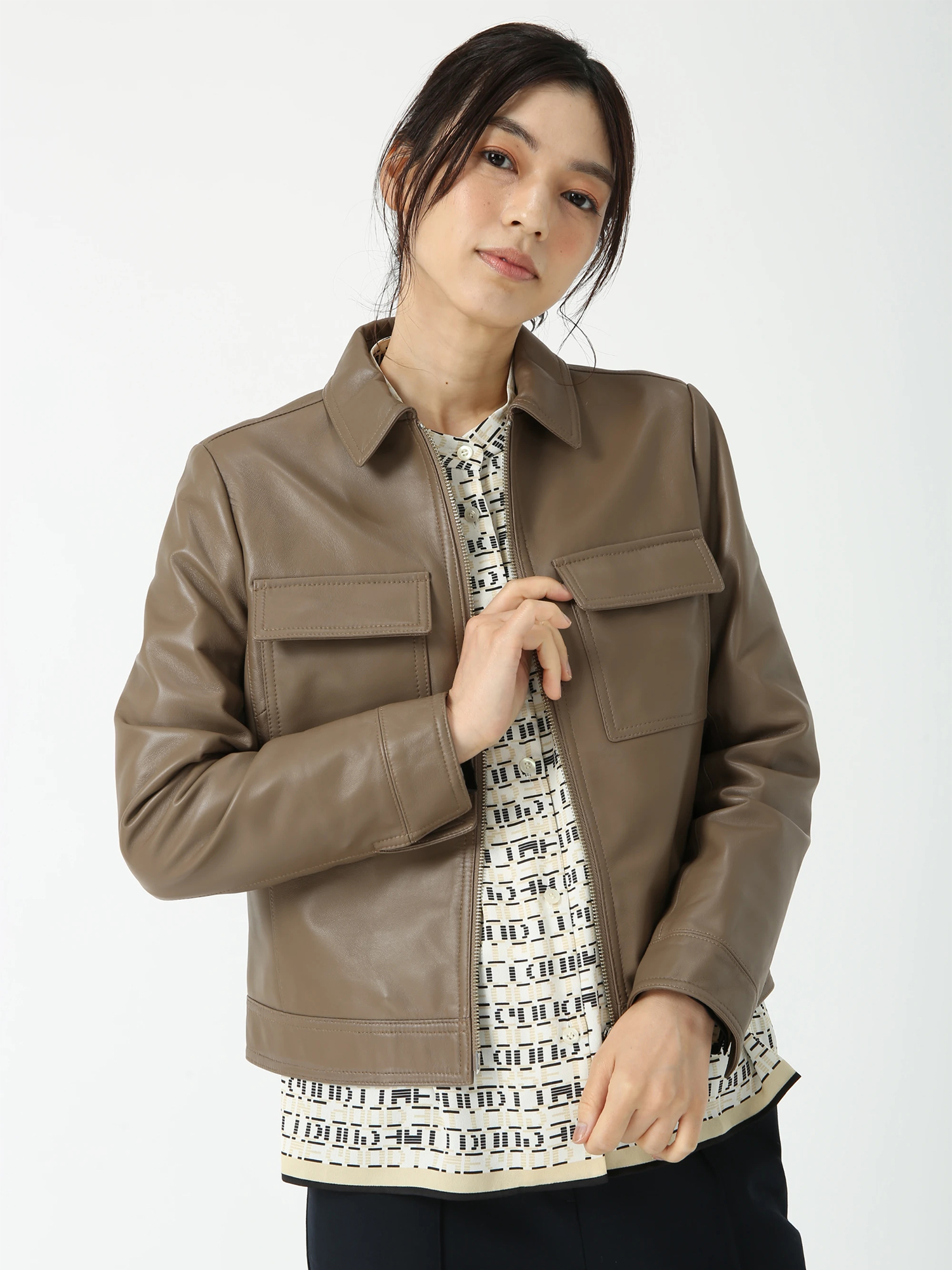 エクスクルーシブレザー ジャケット ｜ PINORE（ピノーレ）｜.K online