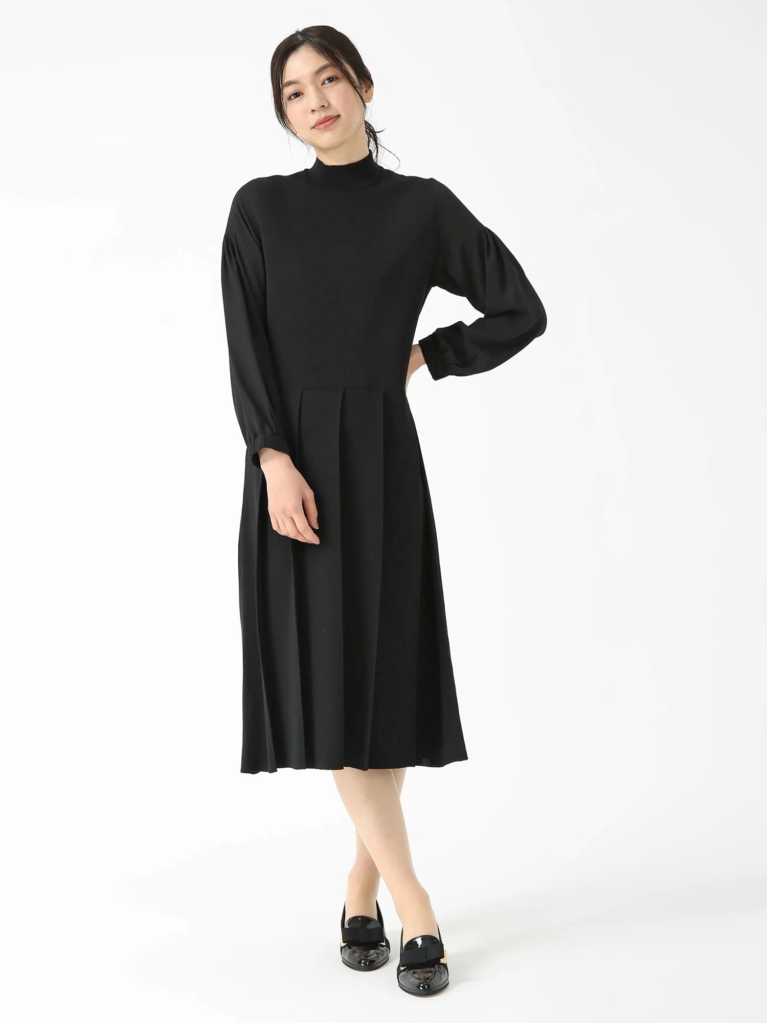 ミラノリブニット ドレス ワンピース ｜ PINORE（ピノーレ）｜.K