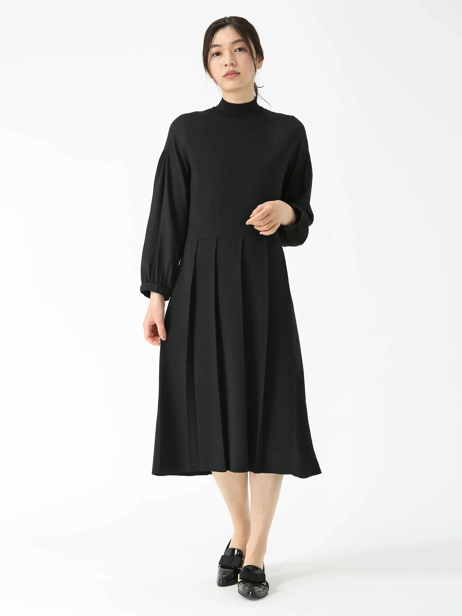 ミラノリブニット ドレス ワンピース ｜ PINORE（ピノーレ）｜.K