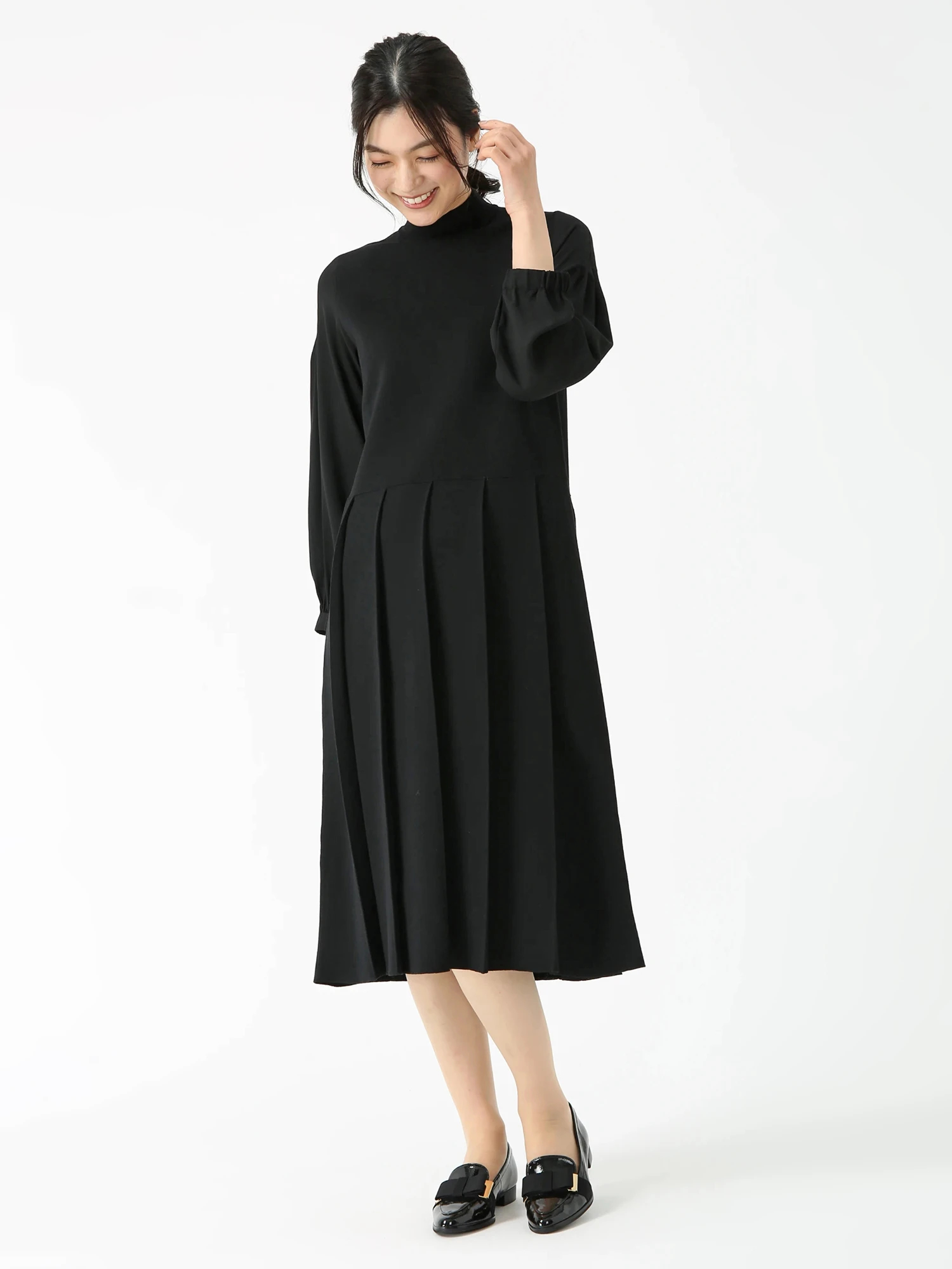 ミラノリブニット ドレス ワンピース ｜ PINORE（ピノーレ）｜.K