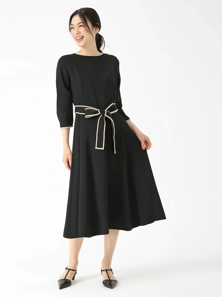 PINORE(ピノーレ) |ダブルクロス ドレス ワンピース