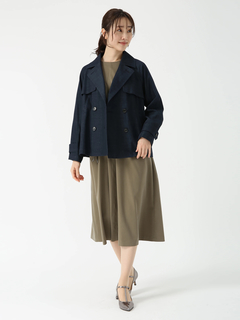 PINORE(ピノーレ) |キュプラサテン ストレッチ ドレス ワンピース