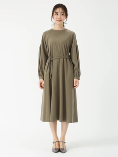 PINORE(ピノーレ) |キュプラサテン ストレッチ ドレス ワンピース