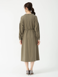 PINORE(ピノーレ) |キュプラサテン ストレッチ ドレス ワンピース