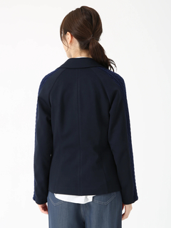 PINORE(ピノーレ) |ラグポンチ ニットコンビ ジャケット