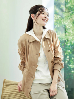 PINORE(ピノーレ) |トリアセツイル ストレッチミドル ジャケット