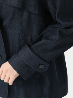 PINORE(ピノーレ) |トリアセツイル ストレッチ ショート トレンチ コート ジャケット