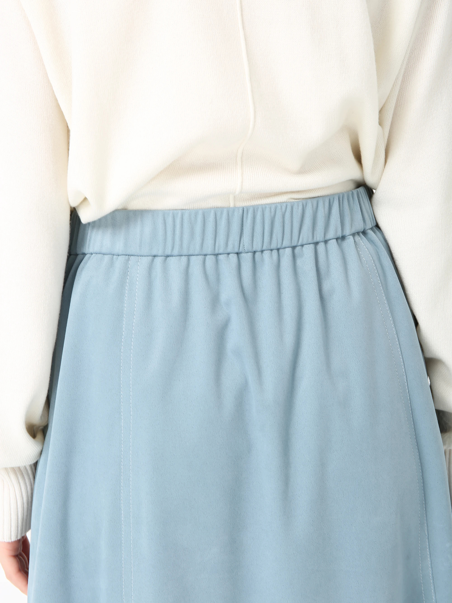 ピノーレ PINORE スカートスーツ上下 ミルキースウェード スカート ｜ PINORE（ピノーレ）｜.K online