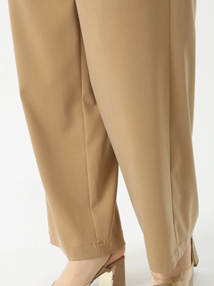 PINORE(ピノーレ) |キュプラサテン ストレッチ パンツ