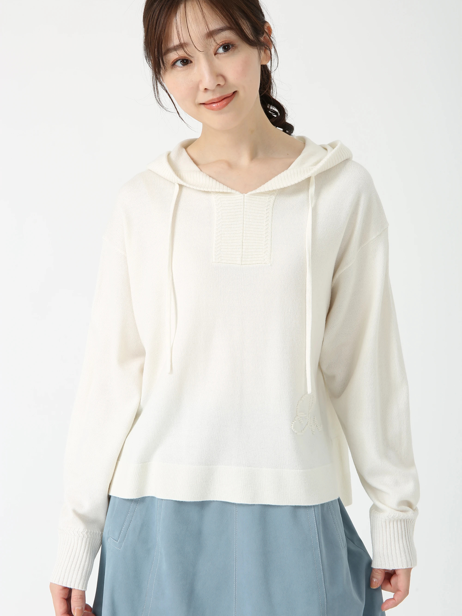 PINORE ◇幻◇ 希少美品 定価4.3万円 ADORE フレアーニットプルオーバー
