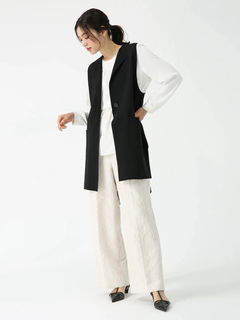 PINORE(ピノーレ) |ミラノリブニット ジレ ベスト