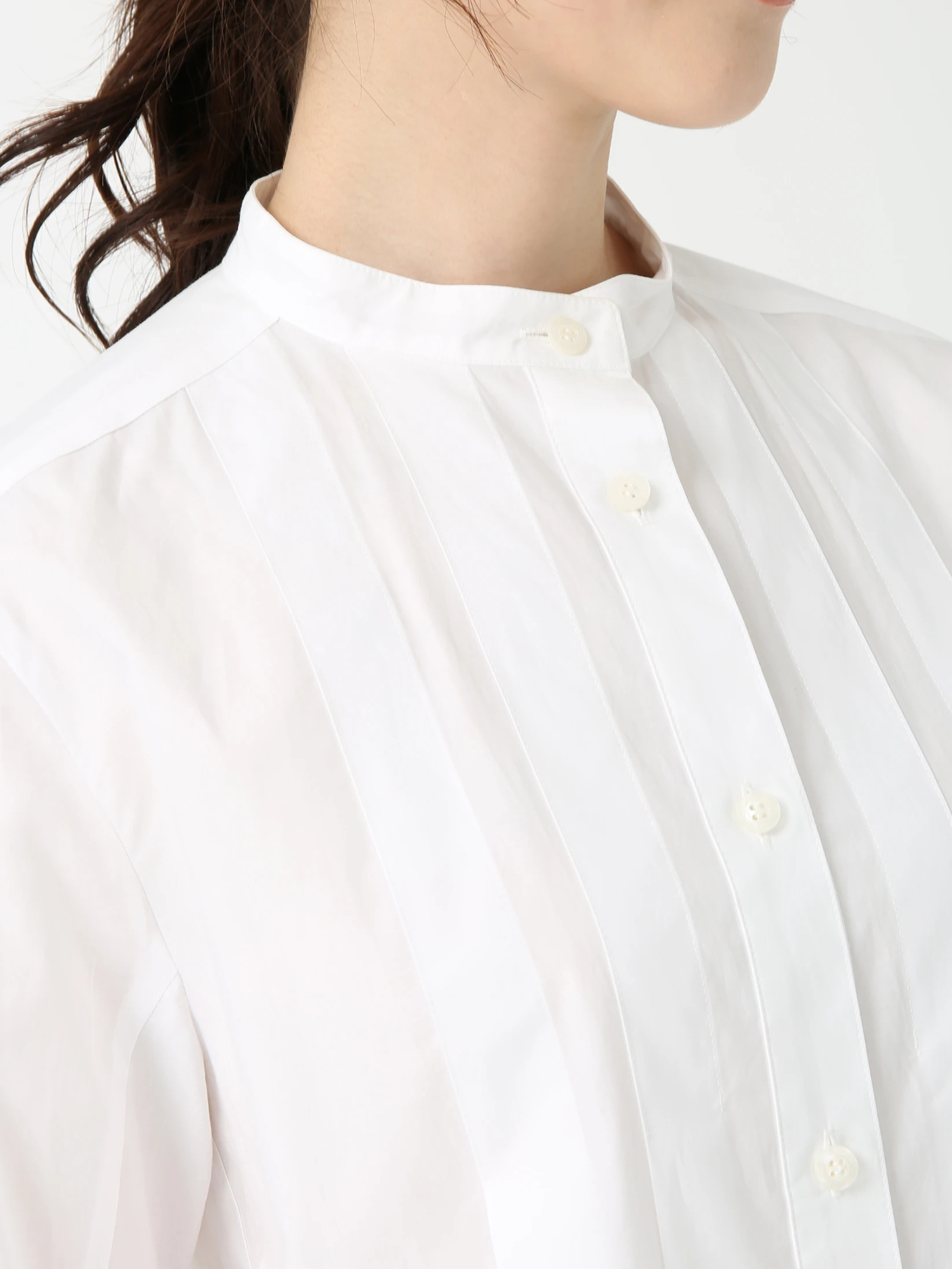 セルロースコットン ブラウス シャツ ｜ PINORE（ピノーレ）｜.K