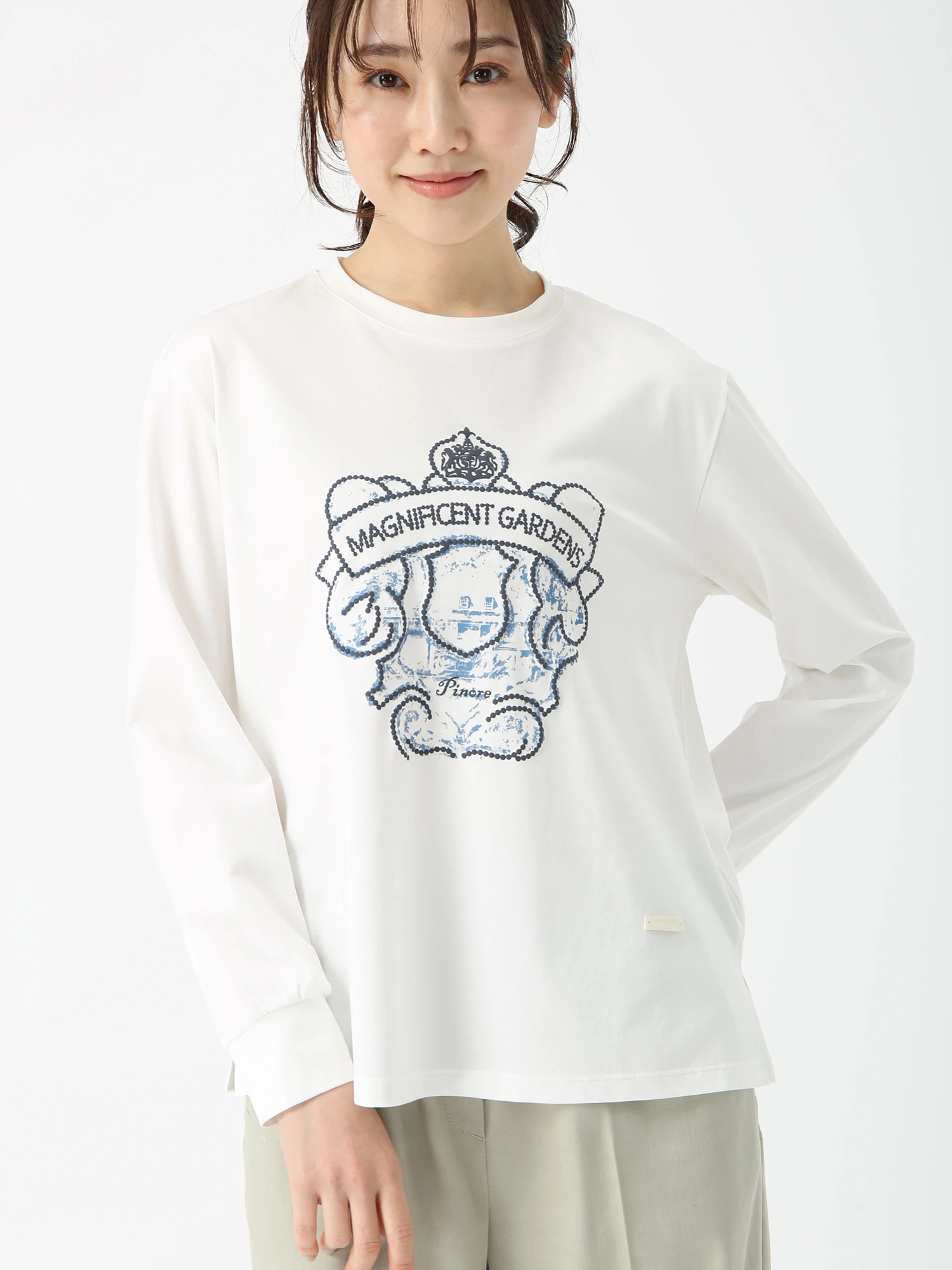 テクニカル カットソー ロンT Tシャツ ｜ PINORE（ピノーレ）｜.K 