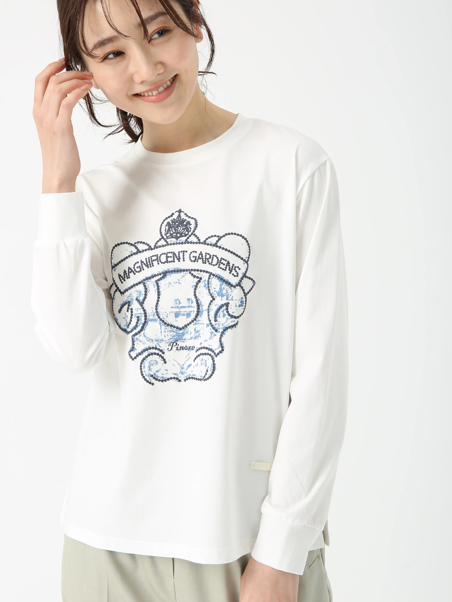 テクニカル カットソー ロンT Tシャツ ｜ PINORE（ピノーレ）｜.K
