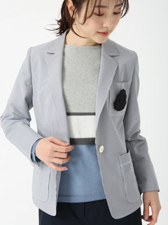 PINORE(ピノーレ) |エクセランサッカー テーラード ジャケット