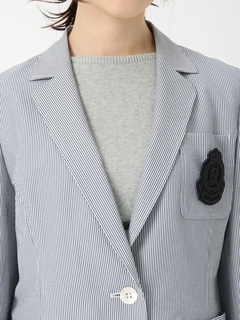 PINORE(ピノーレ) |エクセランサッカー テーラード ジャケット
