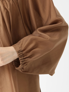 PINORE(ピノーレ) |シアーセルロースプルオーバー ブラウス シャツ