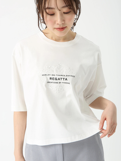 PINORE(ピノーレ) |【カタログ掲載】エンブレムスムースカット Tシャツ