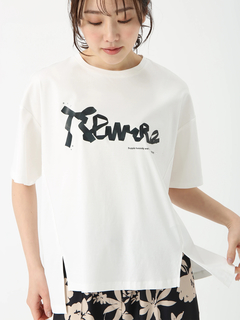 PINORE(ピノーレ) |【カタログ掲載】リボンスムース カット Tシャツ