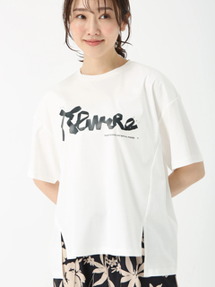PINORE(ピノーレ) |【カタログ掲載】リボンスムース カット Tシャツ
