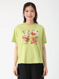 PINORE(ピノーレ) |チェルシーフラワー カットソー Tシャツ