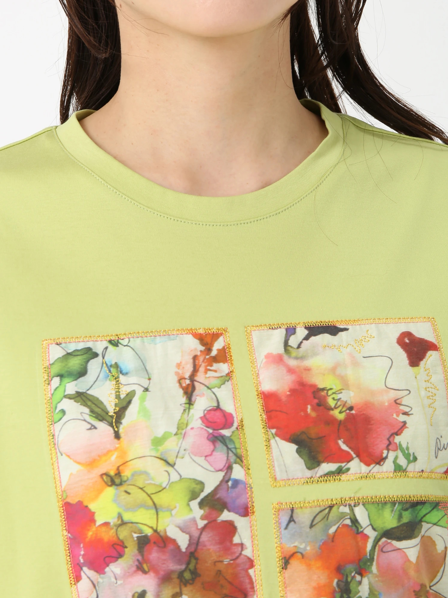 予約】チェルシーフラワー カットソー Tシャツ ｜ PINORE（ピノーレ