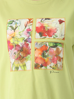 PINORE(ピノーレ) |チェルシーフラワー カットソー Tシャツ