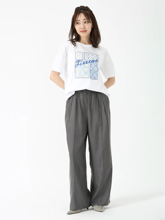PINORE(ピノーレ) |フィブリルシャンブレー パンツ