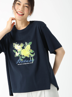 PINORE(ピノーレ) |POSITANO シトラスロゴ カットソー Tシャツ