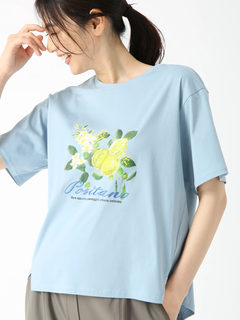 PINORE(ピノーレ) |POSITANO シトラスロゴ カットソー Tシャツ