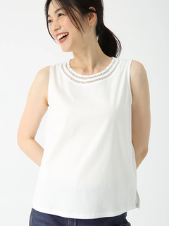 PINORE(ピノーレ) |スカイコット ノースリーブ Tシャツ