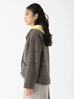 PINORE(ピノーレ) |チェックツィード ブルゾン ジャケット