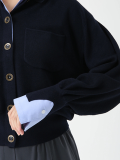 PINORE(ピノーレ) |コルティ フェイクレイヤード ニット カーディガン