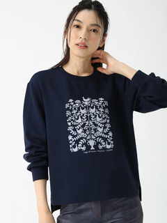 PINORE(ピノーレ) |フロッキープリント ロンT Tシャツ カットソー