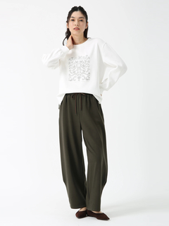 PINORE(ピノーレ) |フロッキープリント ロンT Tシャツ カットソー