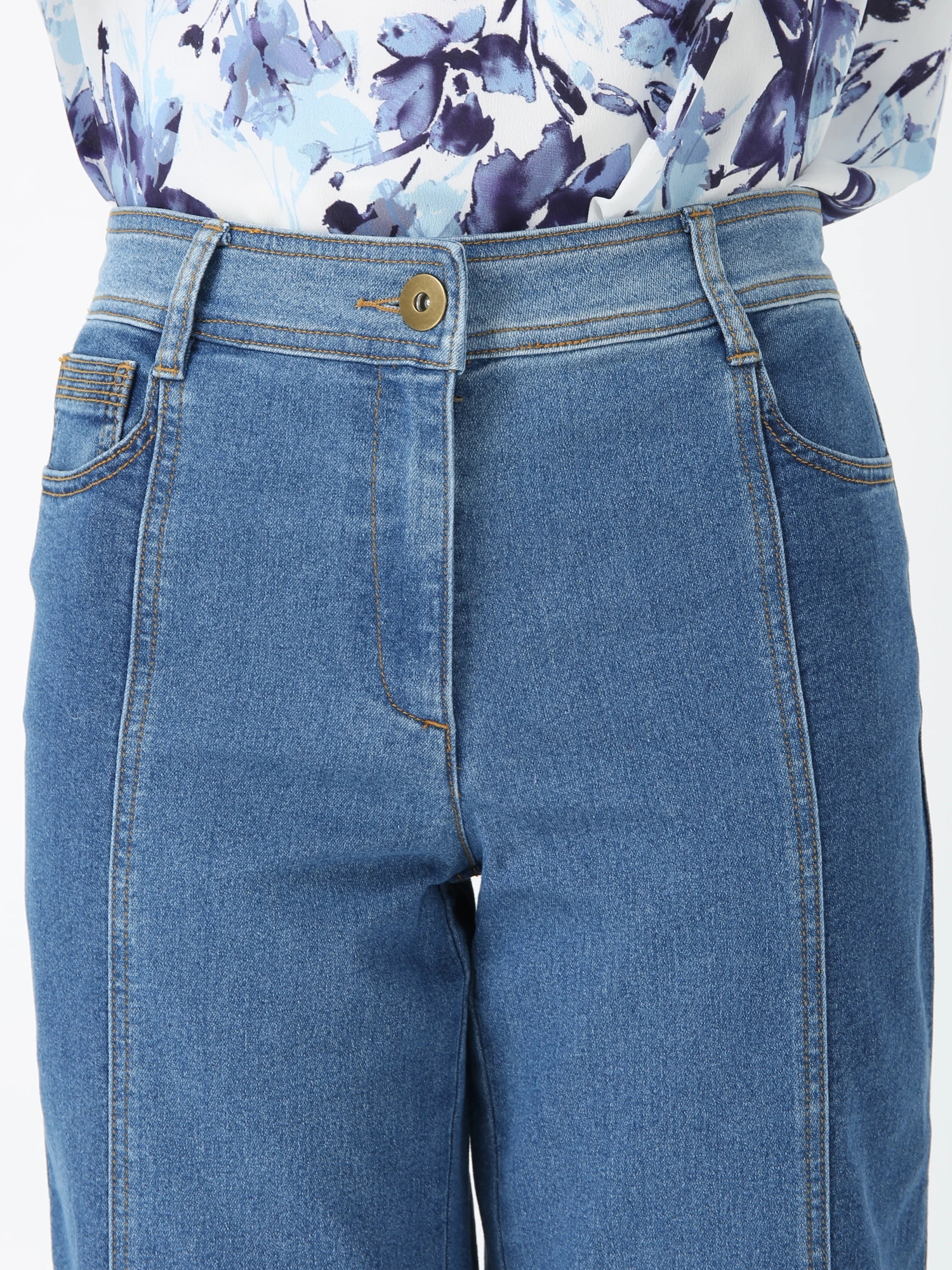 リメイク風 デニム パンツ ジーパン ｜ JUDY COLLECTION