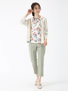 JUDY COLLECTION(ジュディコレクション) |クルーズ フラワー プリント ブラウス シャツ プルオーバー