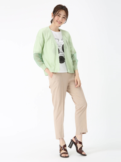 JUDY COLLECTION(ジュディコレクション) |【日本製】レリーフ フラワー Ｔシャツ